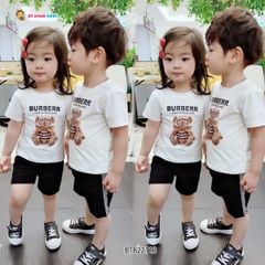 Bộ Gấu Burr trai gái dễ thương cho bé BTB22110