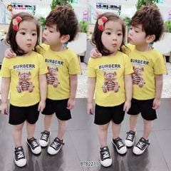 Bộ Gấu Burr trai gái dễ thương cho bé BTB22110