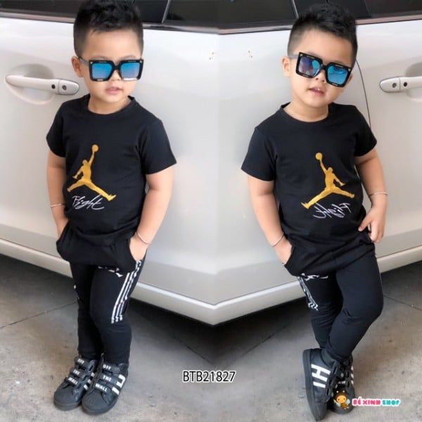 [XẢ KHO] Bộ thể thao Jordan dễ thương cho bé trai BTB21824