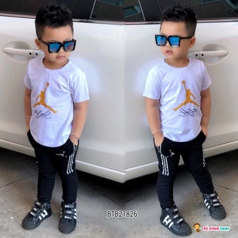 [XẢ KHO] Bộ thể thao Jordan dễ thương cho bé trai BTB21824