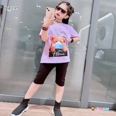 Bộ lửng in gấu SAFE dễ thương cho bé gái BGB121677