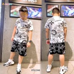 [XẢ KHO] Bộ thun hoa văn dễ thương cho bé trai BTB22947