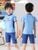 Set bơi tay ngắn bé trai dễ thương cho bé trai BTB28543
