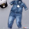 Set jeans wash dài tay dễ thương cho bé BTB21751