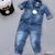 [XẢ KHO] Set jeans wash dài tay dễ thương cho bé BTB21751