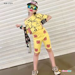 [XẢ KHO] Bộ lửng gấu dễ thương cho bé gái BGB121519