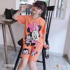 Bộ lửng Mickey chấm bi dễ thương cho bé gái BGB121312