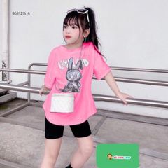 [XẢ KHO] Bộ lửng in thỏ dễ thương cho bé gái BGB121616