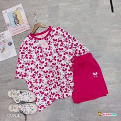 [XẢ KHO] Bộ thun in Mickey toàn thân dễ thương cho bé gái BGB121576