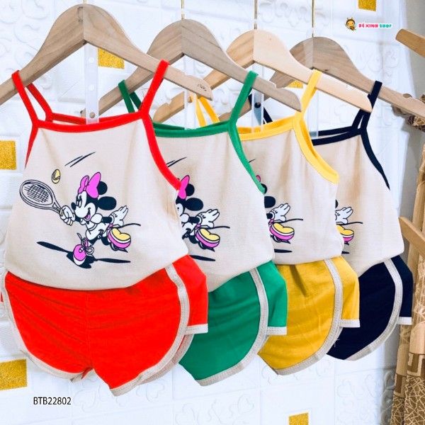 Bộ sát nách trai gái Mickey dễ thương cho bé BTB22798