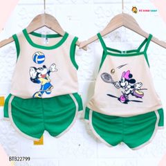 Bộ sát nách trai gái Mickey dễ thương cho bé BTB22798