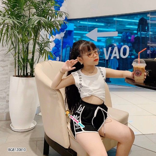 [XẢ KHO] Bộ đùi ADDAS dễ thương cho bé gái BGB120810