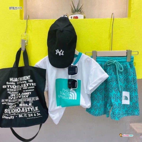 [XẢ KHO] Bộ thun the Sound UNIVER dễ thương cho bé trai từ BTB25169