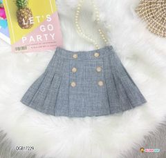 Chân váy nút kiểu dễ thương cho bé gái QGB17229