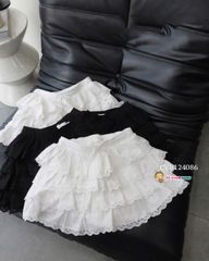 Chân váy bé gái ren tầng dễ thương cho bé gái CVB124086
