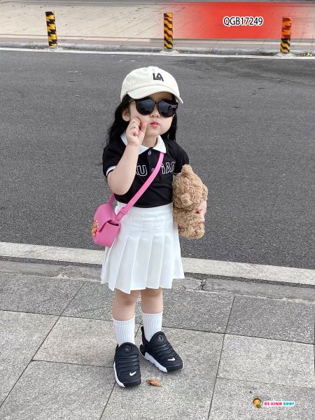 Set đầm váy nữ áo dáng sơ mi cổ tròn croptop mix cùng chân váy xòe xếp ly  dễ thương dành cho các nàng đi chơi siêu xinh  Giá Sendo khuyến