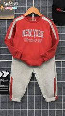 Set dài tay phối màu New York 19 97 dễ thương cho bé trai BTB28546