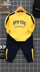 Set dài tay phối màu New York 19 97 dễ thương cho bé trai BTB28546