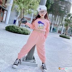 Set jogger in vịt dễ thương cho bé gái BGB121671