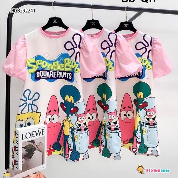 [XẢ KHO] Đầm 3D tay phồng dễ thương cho bé gái DGB292241