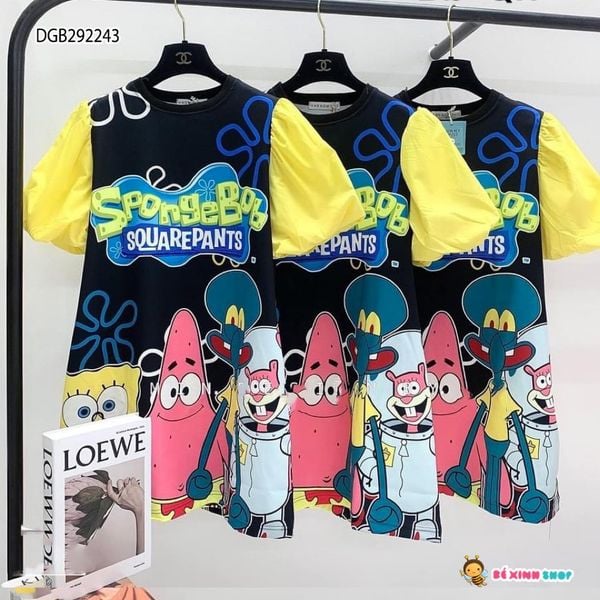 [XẢ KHO] Đầm 3D tay phồng dễ thương cho bé gái DGB292241