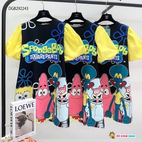 [XẢ KHO] Đầm 3D tay phồng dễ thương cho bé gái DGB292241