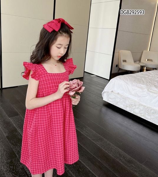 Đầm công chúa dáng babydoll dễ thương cho bé gái đi chơi, đi tiệc DGB2 - Bé  Xinh Shop