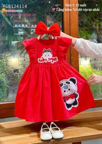 Đầm cánh tiên Baby Three (KÈM CÀI)  dễ thương cho bé gái BGB124114