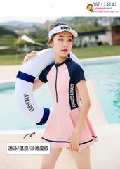 Đầm  bơi tiểu  thư QCCC có lót ngực size đại cồ (25 - 52 kg) dễ thương cho bé gái BGB124142
