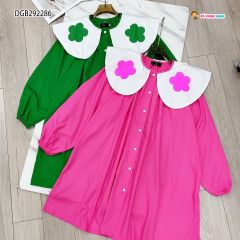 [XẢ KHO] Đầm cổ sen in hoa dễ thương cho bé gái DGB292286