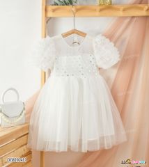 [XẢ KHO] Đầm voan công chúa tay phồng dễ thương cho bé gái DGB292449