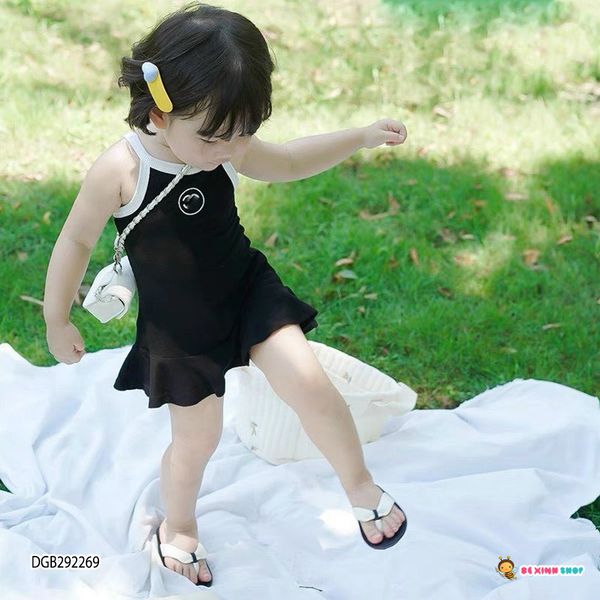 Đầm dây Chane.l dễ thương cho bé gái DGB292269