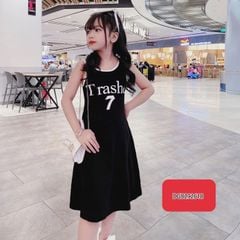 [XẢ KHO] Đầm dây phối viền Trashe dễ thương cho bé gái DGB292618