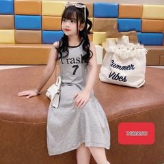 [XẢ KHO] Đầm dây phối viền Trashe dễ thương cho bé gái DGB292618
