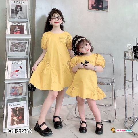 [XẢ KHO] Đầm đuôi cá phối túi dễ thương cho bé gái DGB292334