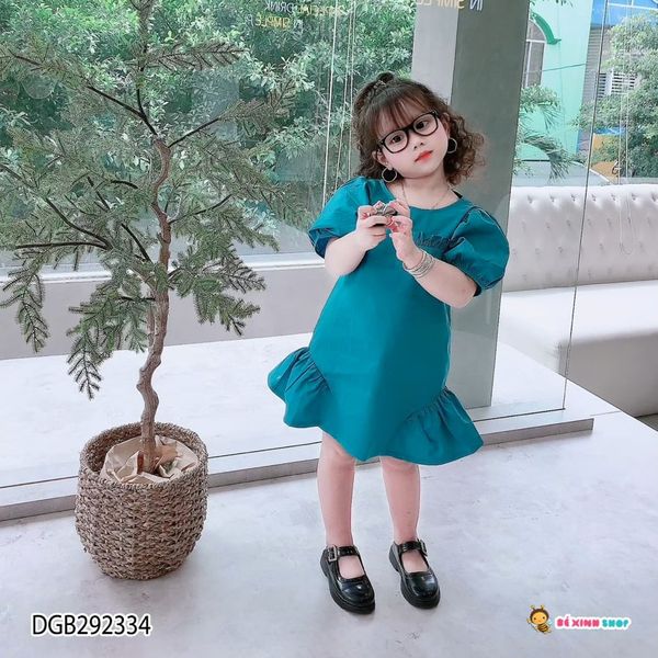 [XẢ KHO] Đầm đuôi cá phối túi dễ thương cho bé gái DGB292334