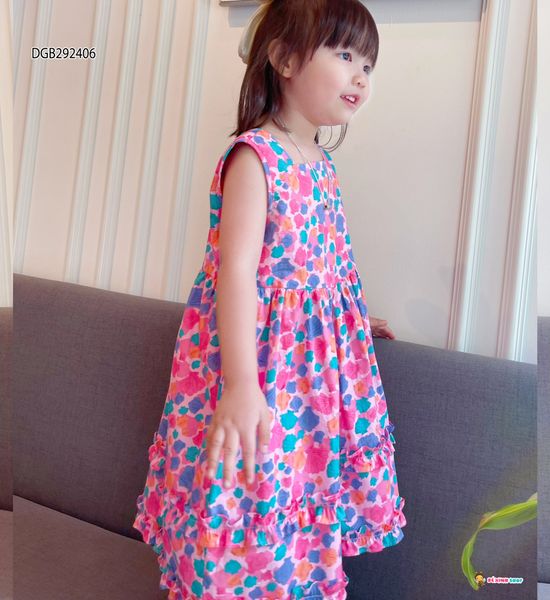 [XẢ KHO] Đầm hoa dễ thương cho bé gái DGB292405