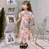 Đầm hoa đuôi cá dễ thương cho bé gái DGB292522
