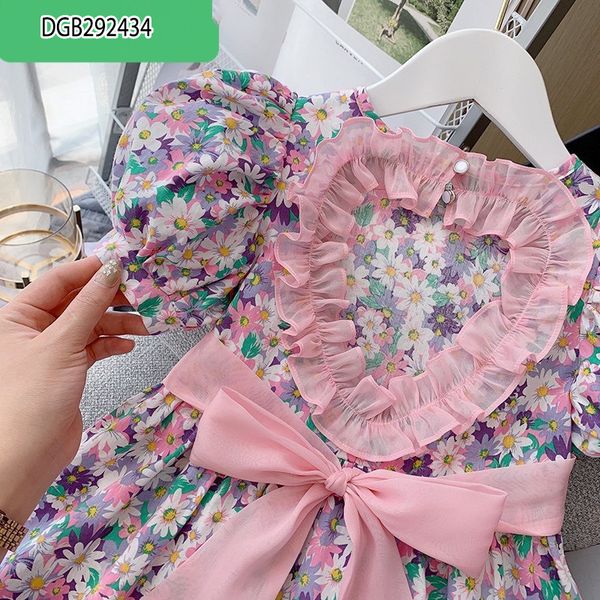 [XẢ KHO] Đầm hoa bèo tim dễ thương cho bé gái DGB292434