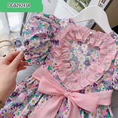 [XẢ KHO] Đầm hoa bèo tim dễ thương cho bé gái DGB292434