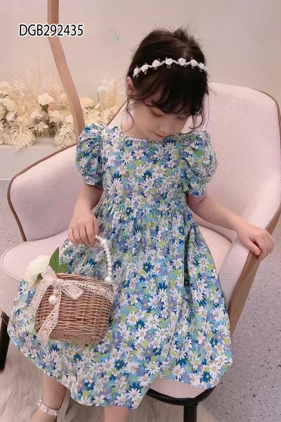 [XẢ KHO] Đầm hoa bèo tim dễ thương cho bé gái DGB292434