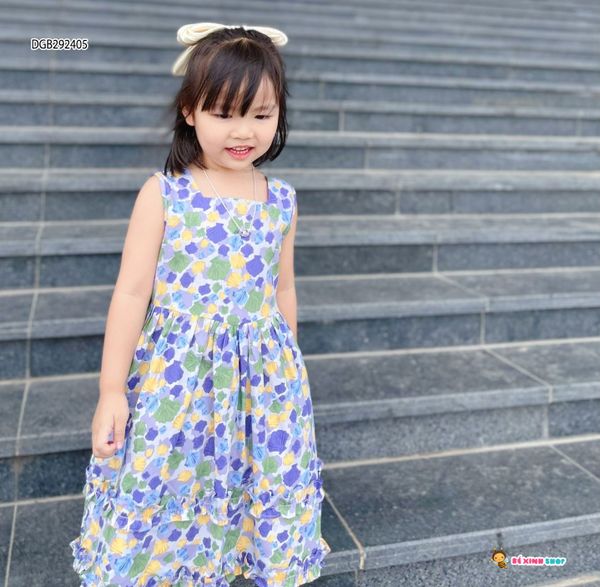 [XẢ KHO] Đầm hoa dễ thương cho bé gái DGB292405