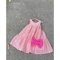 Đầm kèm nơ dễ thương cho bé gái DGB292651