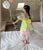 [XẢ KHO] Đầm công chúa loang màu nơ xanh dễ thương cho bé gái DGB292470