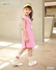 [XẢ KHO] Đầm suông mặt cười dễ thương cho bé gái BXG153