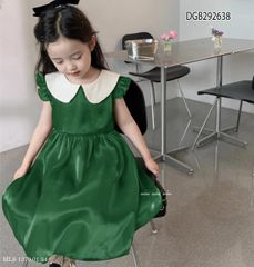Đầm lụa cổ sen dễ thương cho bé gái DGB292637