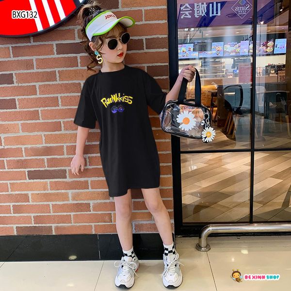 Đầm thun Pokemon năng động cho bé gái