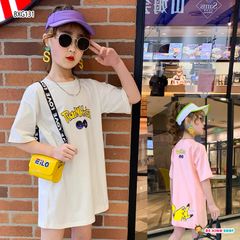 Đầm thun Pokemon năng động cho bé gái