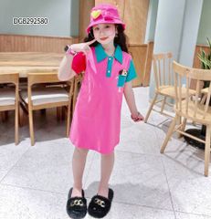 Đầm cổ trụ in hoạt hình dễ thương cho bé gái DGB292578