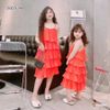 Đầm voan tầng dập ly dễ thương cho bé gái DGB292399